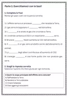 anteprima - Esercizi - Effetto serra spiegato ai bambini - Pagina 1