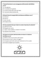 anteprima - Esercizi - Effetto serra spiegato ai bambini - Pagina 3