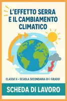 anteprima - Esercizi - L'effetto serra e il cambiamento climatico - Pagina di copertina