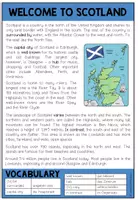 Vorschau - Unterrichtsreihen - Scotland Englisch Klasse 7, 8 – Schottland, Landeskunde, Sehenswürdigkeiten, Scottish Culture, Reading Comprehension, Wortschatz, Arbeitsblätter | Lernwerkstatt - Seite 3