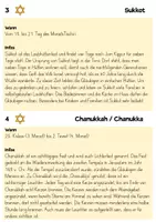 Vorschau - Stationenlernen - Wissenskartei Feste im Judentum / Weltreligionen - Seite 2