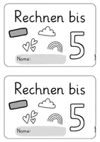 Vorschau - Arbeitsblätter - Miniheft, Minusaufgaben, Zahlenraum 5, Mathe, 1 Klasse - Seite 2