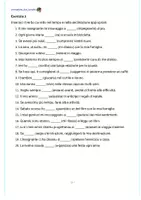 anteprima - Esercizi - Tempi e modi dei verbi (20 esercizi) – Sesta elementare - Pagina 1