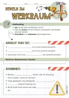 Vorschau - Arbeitsblätter - Regeln im Werkraum - Merkblätter zur Selbsterarbeitung - Seite 2