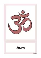 Vorschau - Präsentationen/Tafelbilder - Wort- & Bildkarten Hinduismus / Symbole / Flashcards - Seite 3