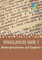 Vorschau - Arbeitsblätter - Bildergeschichte auf Englisch mit Lösung - Deckblatt