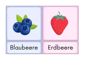 Vorschau - Poster - 28 bunte Obstkarten - Ernährung - vielseitig einsetzbar - Seite 1