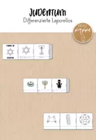 Vorschau - Arbeitsblätter - Symbole im Judentum / Leporellos / Weltreligionen - Deckblatt
