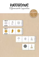 Vorschau - Arbeitsblätter - Bundle / Symbole der Weltreligionen / Differenzierte Leporellos - Seite 1