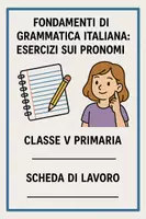 anteprima - Esercizi - Fondamenti di grammatica: esercizi pratici sui pronomi - Pagina di copertina