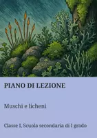 anteprima - Piani di lezione - Muschi e licheni - Pagina di copertina