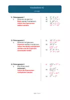 Vorschau - Arbeitsblätter - Klasse 9 Potenzen Vokabelliste 2 (QnD) - Seite 1