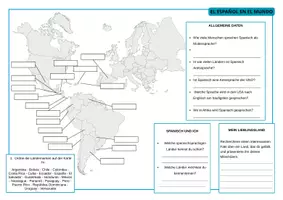 Vorschau - Arbeitsblätter - Einführung: Países hispanohablantes - Vertretungsstunde - Seite 3