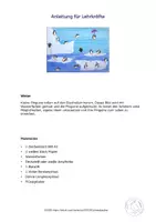 Vorschau - Mal- und Bastelvorlagen - Kunst Winter, Pinguine im Eis, Wasserfarbe, drucken - Seite 3