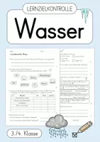 Vorschau - Test - Wasser - Lernzielkontrolle / Test (3./4. Klasse) - Deckblatt