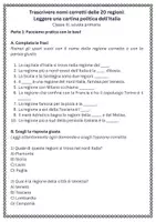 anteprima - Esercizi - Trascrivere nomi corretti delle 20 regioni - Pagina 1