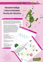Vorschau - Stundenentwürfe - Monstermäßige Unterrichtsideen: Grafische Notation - Deckblatt