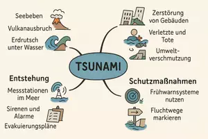 Vorschau - Arbeitsblätter - Lernposter + Arbeitsblatt "Tsunami" + Onlineübung & MP3 + Mindmap + Infografik - Seite 3