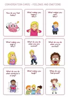 anteprima - Altro tipo di materiale - CONVERSATION CARDS - FEELINGS & EMOTIONS | SHEDE DI CONVERSAZIONE - EMOZIONI & SENTIMENTI - Pagina 1