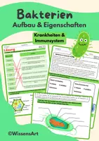 Vorschau - Arbeitsblätter - Bakterien: Aufbau und Eigenschaften - Deckblatt