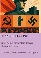 anteprima - Piani di lezione - Sistemi politici del XX secolo: il totalitarismo - Pagina di copertina