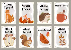 Vorschau - Anderer Materialtyp - Herbstferiengrüße versch. Motive Halloween - Seite 3