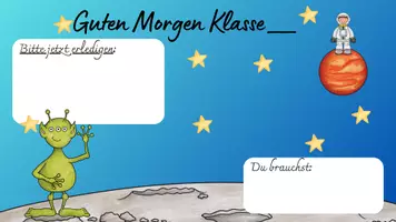Vorschau - Poster - Begrüßungsbilder- Weltraum Klasse - Seite 2