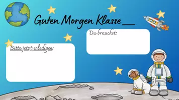 Vorschau - Poster - Begrüßungsbilder- Weltraum Klasse - Seite 3