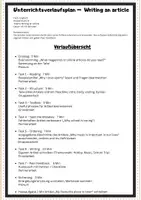 Vorschau - Stundenentwürfe - Bundle/Materialpaket - Writing an article inkl. Poster - Seite 3