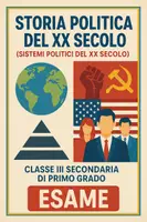 anteprima - Compiti in classe/Test - Esame: Storia politica del XX Secolo (totalitarismo) - Pagina di copertina