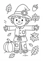 Vorschau - Mal- und Bastelvorlagen - Herbst Ausmalbilder - kostenlos - Seite 2