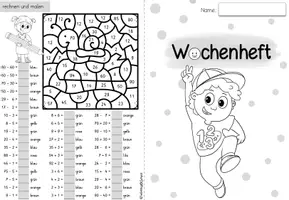 Vorschau - Stationenlernen - Wochenheft Mathe 2 (2.Klasse - ZR 100) - Seite 1