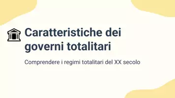 anteprima - Presentazioni / Lavagne - Caratteristiche dei governi totalitari - Pagina 1