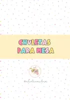 Vista previa - Hojas de trabajo - Pack Trabajo de clase - Chuletas para mesa y portadas de cuadernos - página 2