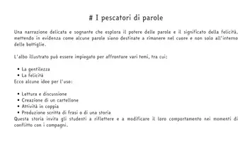 anteprima - Altro tipo di materiale - I pescatori di parole Attività - Pagina 1