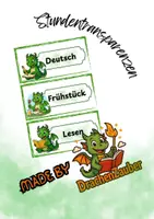 Vorschau - Präsentationen/Tafelbilder - Stundentransparenzen Drache - Deckblatt
