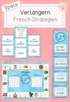 Vorschau - Spiele - Auslautverhärtung - Spiele zum Verlängern- Fresch-Strategien - Deckblatt
