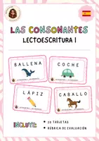Vista previa - Hojas de trabajo - Las consonantes I - LECTOESCRITURA - Portada