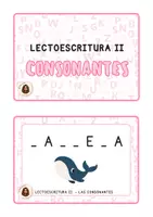 Vista previa - Hojas de trabajo - Las consonantes II - LECTOESCRITURA - página 1