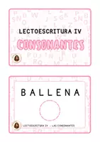 Vista previa - Hojas de trabajo - Las consonantes IV - LECTOESCRITURA - página 1