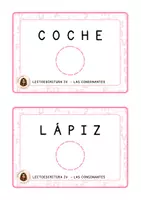 Vista previa - Hojas de trabajo - Las consonantes IV - LECTOESCRITURA - página 3