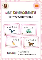 Vista previa - Hojas de trabajo - Les consonants I - LECTOESCRIPTURA - Portada