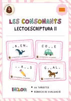 Vista previa - Hojas de trabajo - Les consonants II - LECTOESCRIPTURA - Portada