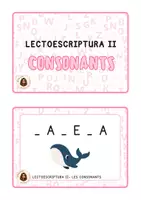 Vista previa - Hojas de trabajo - Les consonants II - LECTOESCRIPTURA - página 1