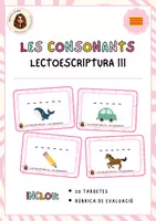 Vista previa - Hojas de trabajo - Les consonants III - LECTOESCRIPTURA - Portada
