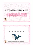 Vista previa - Hojas de trabajo - Les consonants III - LECTOESCRIPTURA - página 1