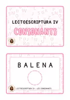 Vista previa - Hojas de trabajo - Les consonants IV - LECTOESCRIPTURA - página 1