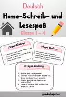 Vorschau - Arbeitsblätter - Alltäglicher Schreib- und Lesespaß für zuhause - Deckblatt