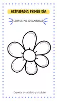 Vista previa - Presentaciones - ACTIVIDAD PRIMER DÍA: LA FLOR DE MI IDENTIDAD - Portada