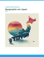 Vorschau - Unterrichtsreihen - Geographie von Japan – Natur, Klima & Kultur im Überblick Sek I - Deckblatt